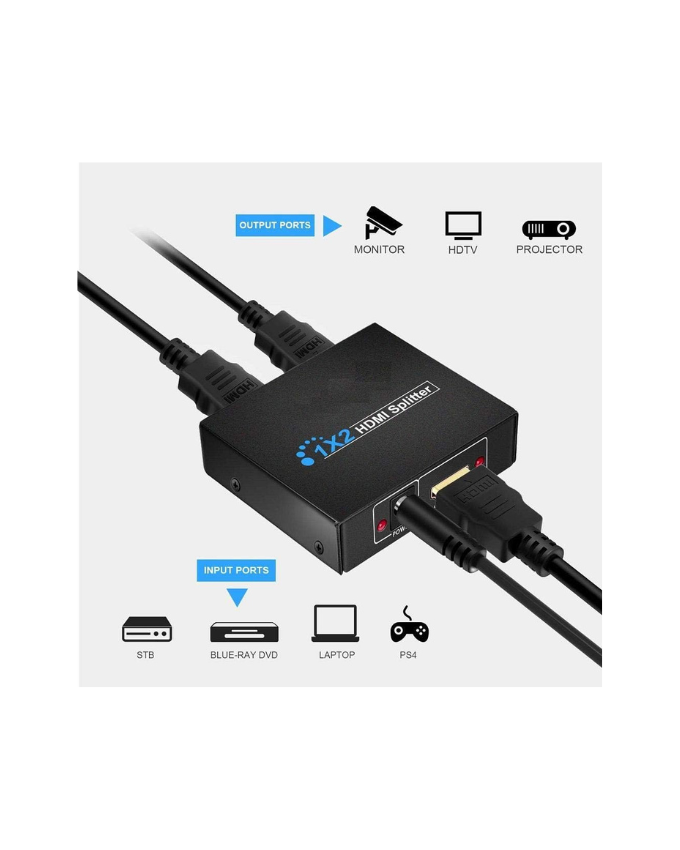 1X2 HDMI Splitter Version 1.4 1080P